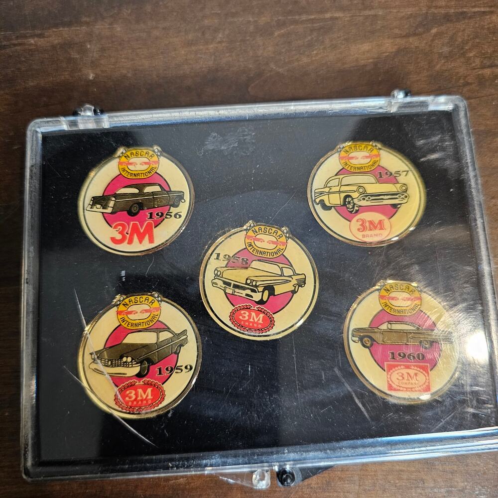 Vintage Nascar Pins From 1986 To 2000